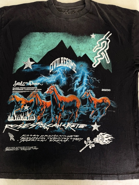 Civil Regime Other - Civil Regime Men's Large Oversized Fit Tee T-Shirt Vintage Dead Stock